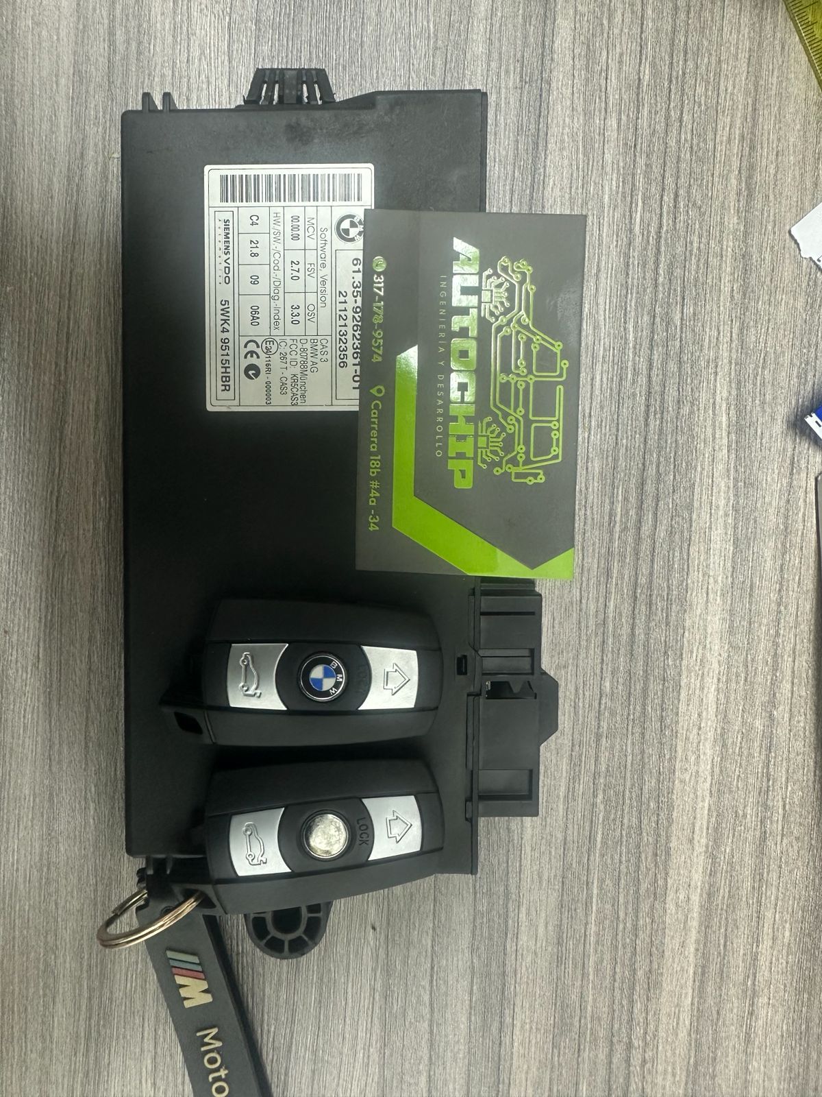 BMW - Copia de llave con chip - AUTOCHIP Bogotá